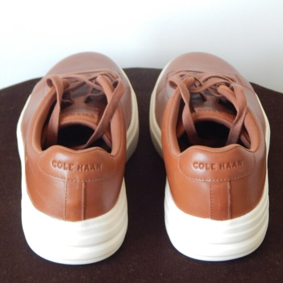 NEW Men's Cole Haan Grand Plus Modern Craft British Tan C39623 LACE-Up Shoes - Picture 5 of 8